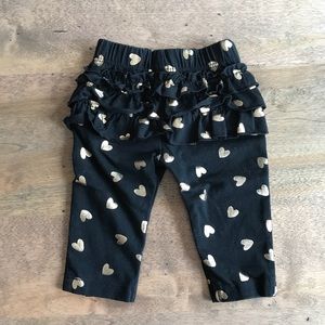 CLOSET CLOSING Gold Heart Pants